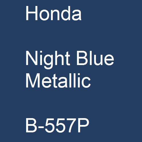 Honda, Night Blue Metallic, B-557P.